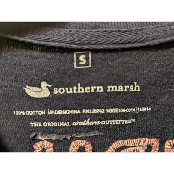 Southern Marsh Long Sleeve T Shirt Women’s S Blue Plaid Embroidered - Picture 5 of 8